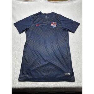 Nike 2014 USA Team Prematch Training Soccer Jersey Men's Small 578799-410 *READ